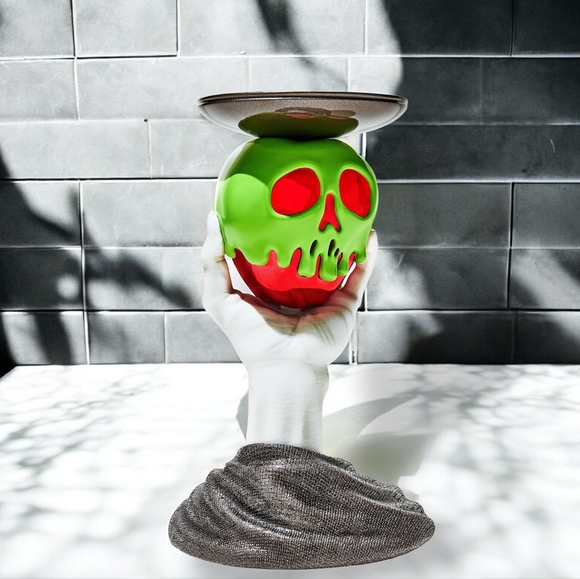 New Bath & Body Works Disney Evil Queen Candle Holder Poisoned Apple Snow White - Picture 4 of 11